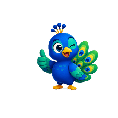 Mayu the peacock